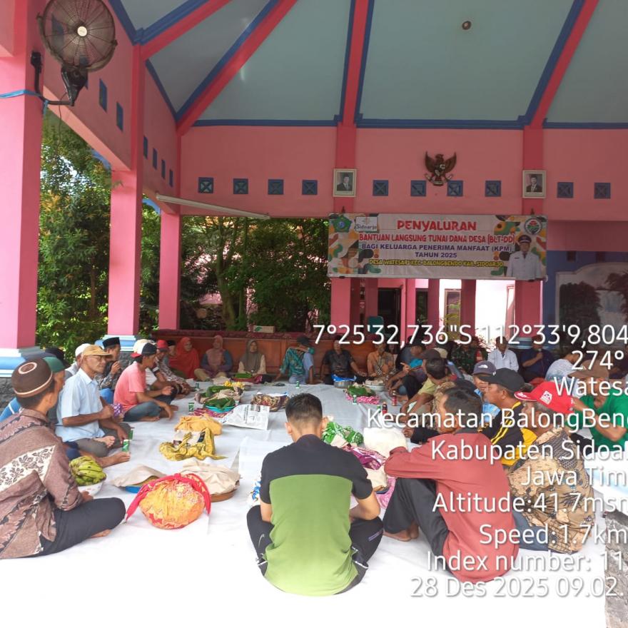 Tradisi Keleman Desa Watesari: Doa Bersama untuk Panen Padi yang Berlimpah.